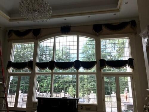 custom valances from Nino Madia