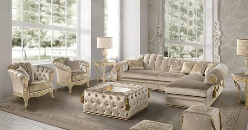 Style 395 CLLR - Classic and Luxury Living Room Furniture