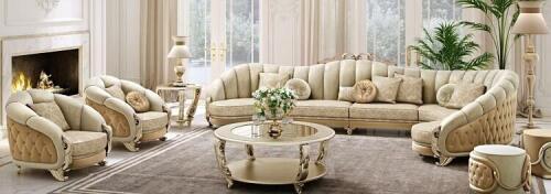 Style 396 CLLR - Classic and Luxury Living Room Furniture