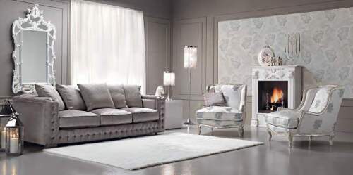Style 413 CLLR - Classic and Luxury Living Room Furniture