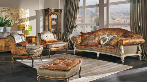 Nabucco living room set, sold by Nino Madia, classic luxury Italian furniture store in North Bergen, NJ