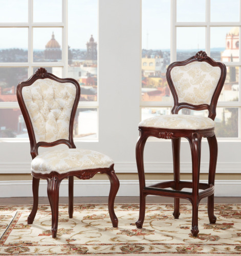 Mahogany Chair and Barstool